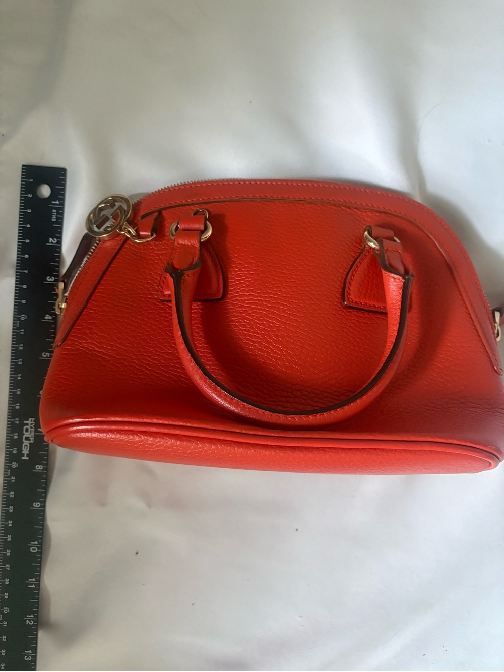 Gucci GG Charm Dome Satchel - vintage Gucci mini bag - authenticated - Picture 16 of 17
